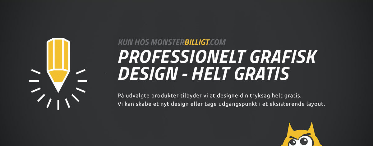 Vi hjælper med at sætte din grafik op gratis
