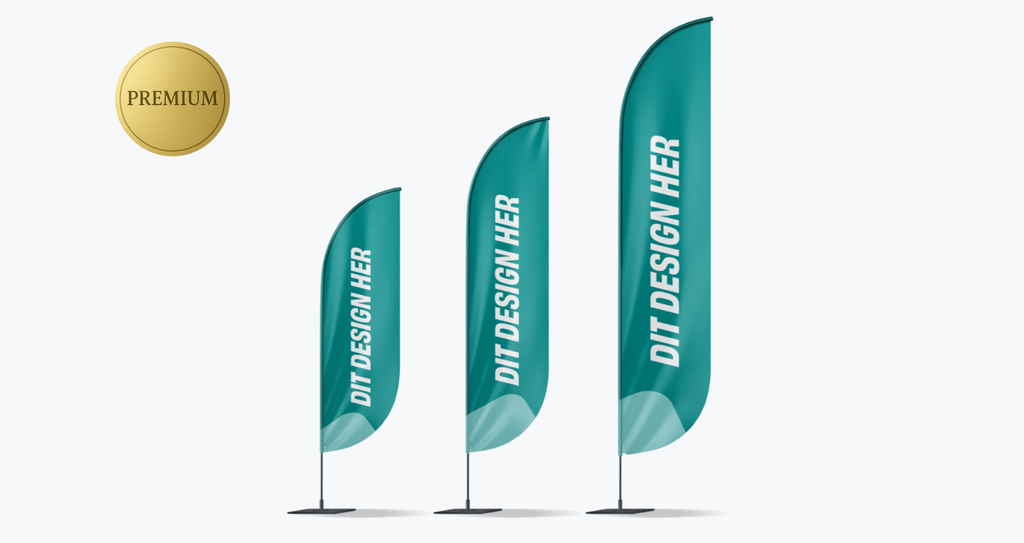 Beachflag PREMIUM- Fjer