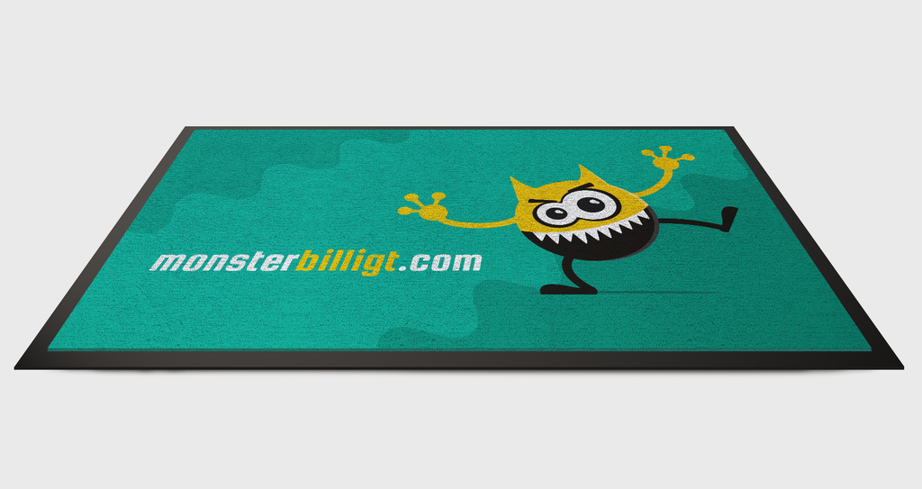 Gulvmåtter med logo - Billige gulvmåtter med eget logo - mere her – monsterbilligt.com