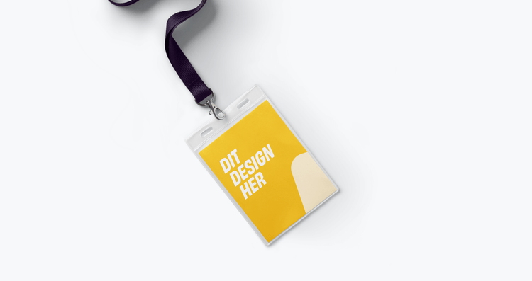 Plastlommer til visitkort/navneskilt